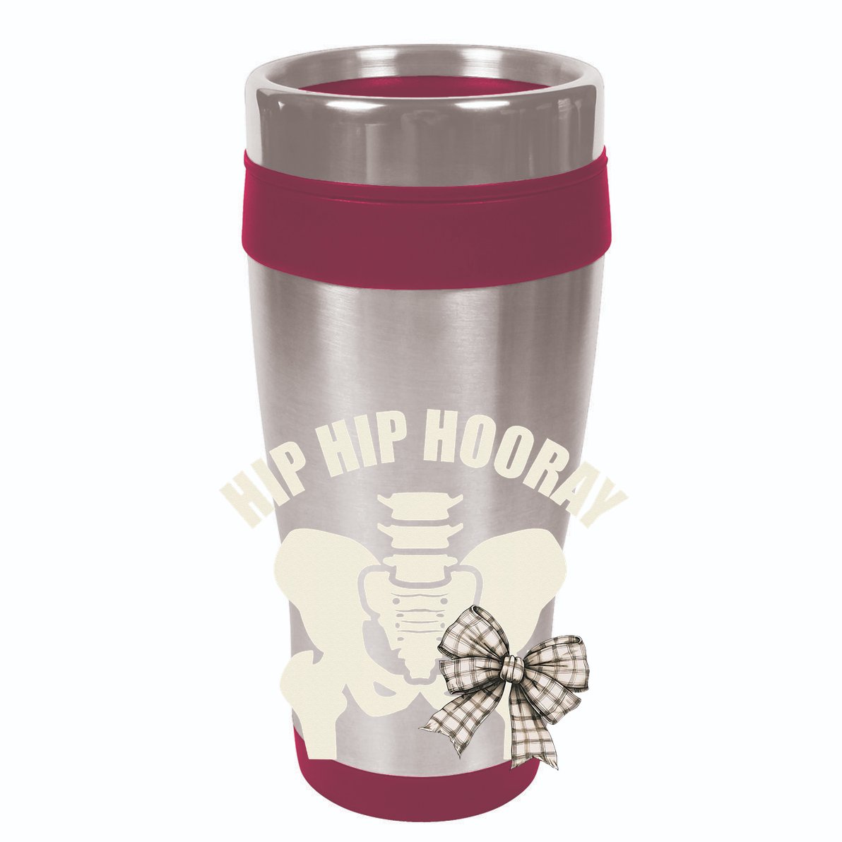 Coquette Bow Hip Hip Hooray Hip Replacement Physical 25L Jumbo Tote