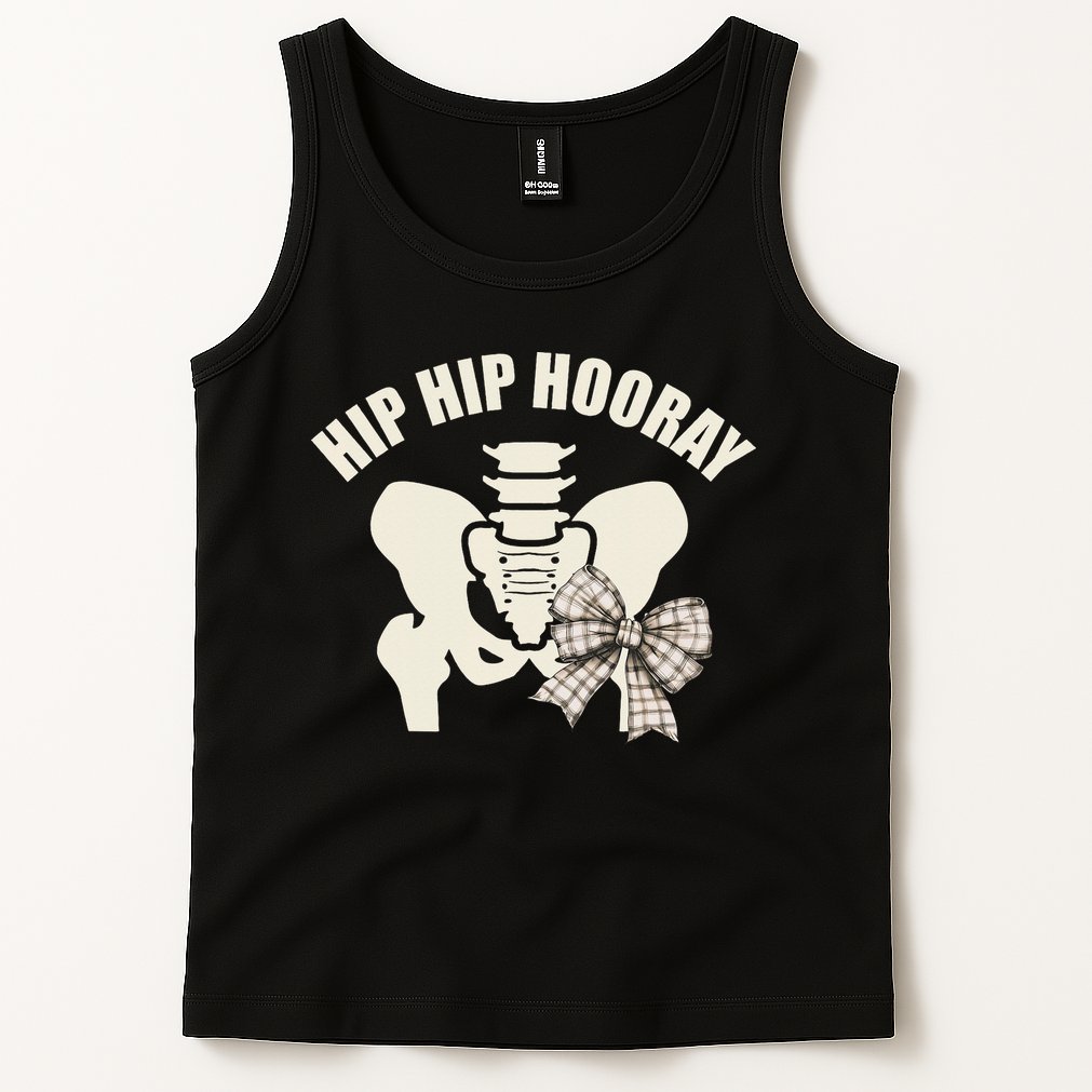 Coquette Bow Hip Hip Hooray Hip Replacement Physical Tank Top