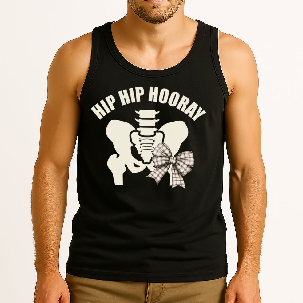 Coquette Bow Hip Hip Hooray Hip Replacement Physical Tank Top