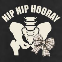 Coquette Bow Hip Hip Hooray Hip Replacement Physical Golf Towel