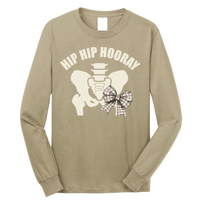 Coquette Bow Hip Hip Hooray Hip Replacement Physical Long Sleeve Shirt