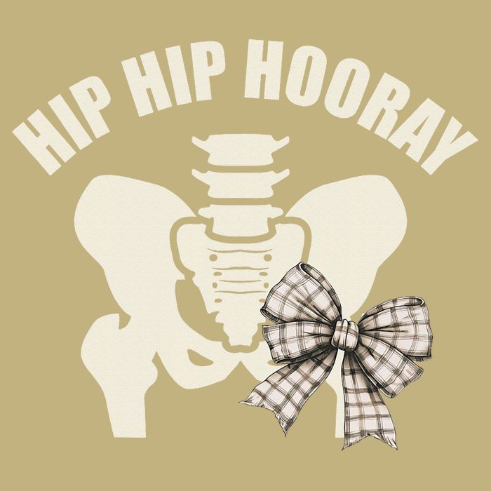 Coquette Bow Hip Hip Hooray Hip Replacement Physical T-Shirt