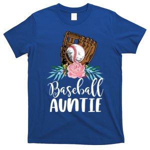 Cute Baseball Heart Player Game Team Gift Aunt Nephew Auntie Great Gift T-Shirt