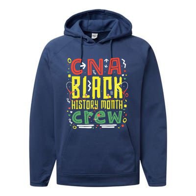 CNA Black History Month Nurse Crew African American Nursing Performance Fleece Hoodie