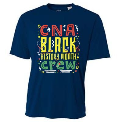 CNA Black History Month Nurse Crew African American Nursing Cooling Performance Crew T-Shirt