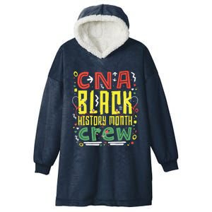 CNA Black History Month Nurse Crew African American Nursing Hooded Wearable Blanket