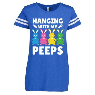 Cute Bunnies Hanging With My Peeps Cool Gift Enza Ladies Jersey Football T-Shirt