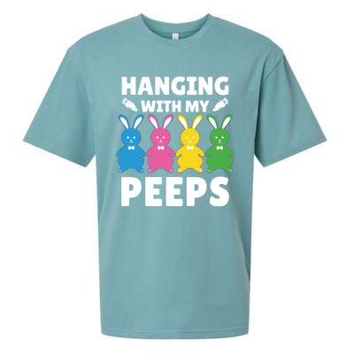 Cute Bunnies Hanging With My Peeps Cool Gift Sueded Cloud Jersey T-Shirt