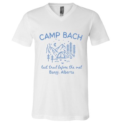 Camp Bachelorette Hiking Bachelorette V-Neck T-Shirt