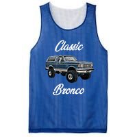 Classic Bronco Horse On Truck Lifted Square Body Offroad 4x4 Gift Mesh Reversible Basketball Jersey Tank