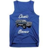 Classic Bronco Horse On Truck Lifted Square Body Offroad 4x4 Gift Tank Top