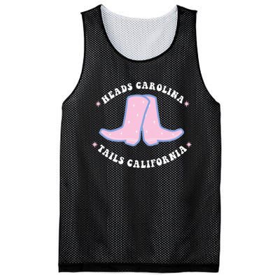 Cowgirl Boots Heads Carolina Tail California Western Country Mesh Reversible Basketball Jersey Tank