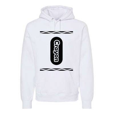 C.R.A.Y.O.N Box Halloween Easy Costume Couples Premium Hoodie