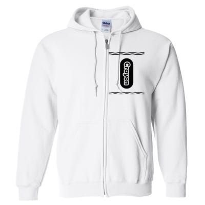 C.R.A.Y.O.N Box Halloween Easy Costume Couples Full Zip Hoodie