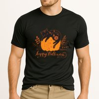 Cute Boho Halloween Black Cat Fall Pumpkin Cooling Performance Crew T-Shirt