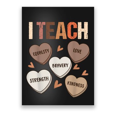 Celebrate Black History Month I Teach Black History Teacher Poster
