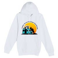 Camping Because It's Cheaper Than Therapy Premium Pullover Hoodie