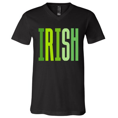 Cute Boho Irish Saint Patricks Day V-Neck T-Shirt