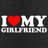 Classic Black I Love My Girlfriend Cool Comfort Performance Bucket Hat