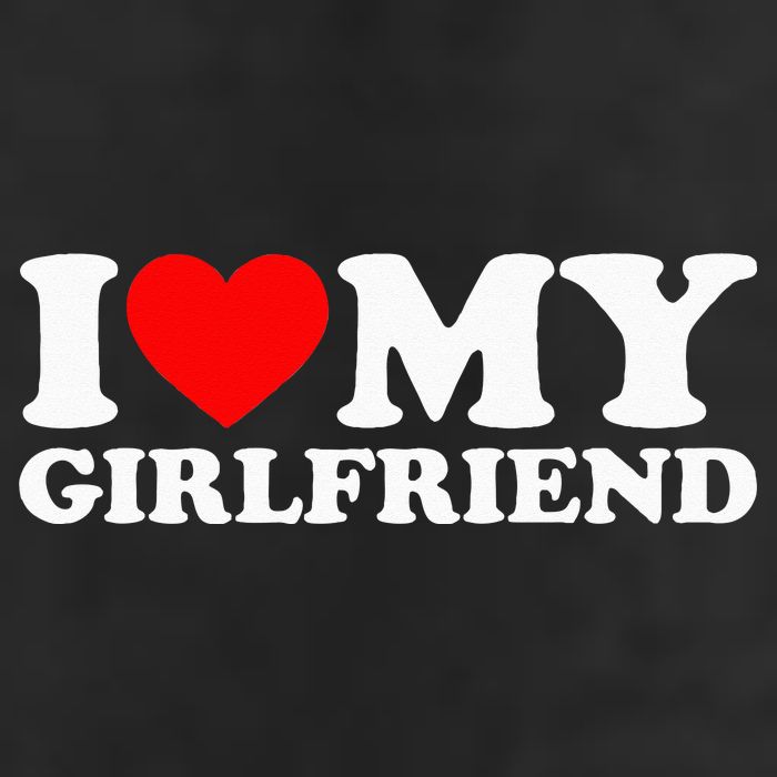 Classic Black I Love My Girlfriend Cool Comfort Performance Bucket Hat