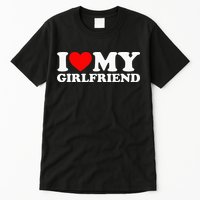 Classic Black I Love My Girlfriend Tall T-Shirt