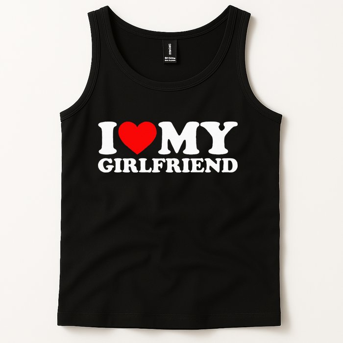 Classic Black I Love My Girlfriend Tank Top