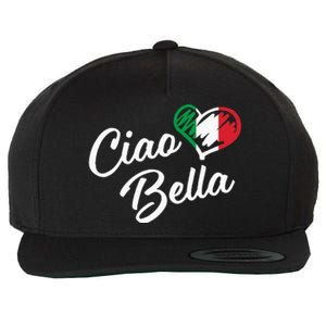 Ciao Bella Italian Hello Beautiful Gift Wool Snapback Cap