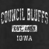 Council Bluffs Iowa Ia Vintage Established Beanie