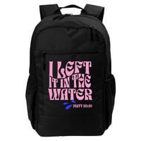 Christian Baptism I Left It In The Water Matthew 2819 Backpack