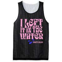 Christian Baptism I Left It In The Water Matthew 2819 Mesh Reversible Basketball Jersey Tank