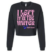 Christian Baptism I Left It In The Water Matthew 2819 Cropped Pullover Crew