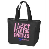 Christian Baptism I Left It In The Water Matthew 2819 Zip Tote Bag