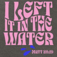 Christian Baptism I Left It In The Water Matthew 2819 Cotton Canvas Backpack