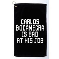 Carlos Bocanegra Is Bad At His Job Golf Towel
