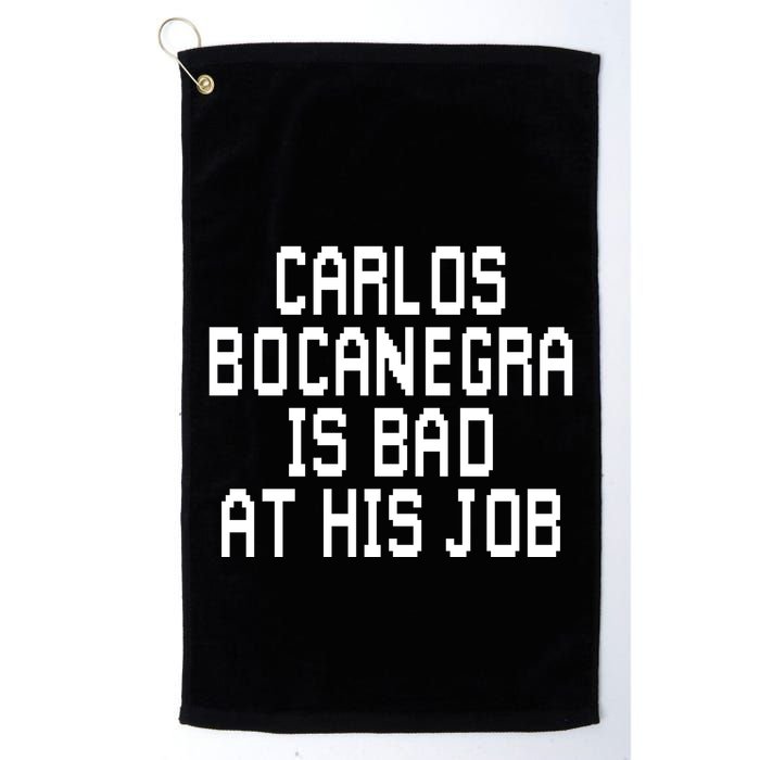 Carlos Bocanegra Is Bad At His Job Golf Towel