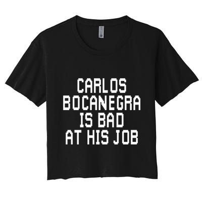 Carlos Bocanegra Is Bad At His Job Crop Top