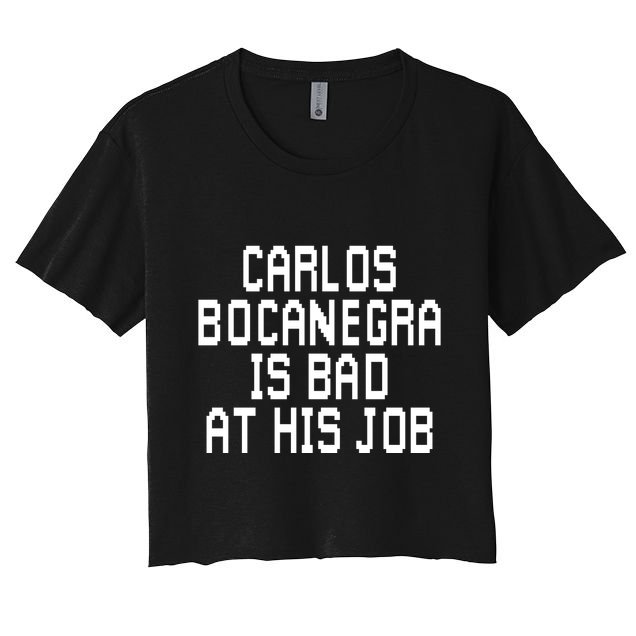 Carlos Bocanegra Is Bad At His Job Crop Top