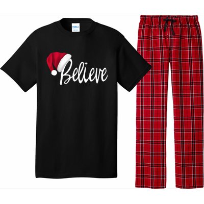 Christmas Believe In Santa Claus Pajama Set