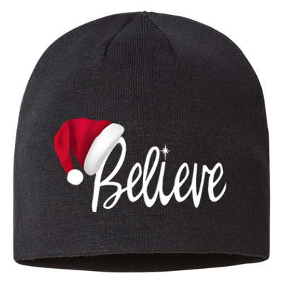 Christmas Believe In Santa Claus Sustainable Beanie