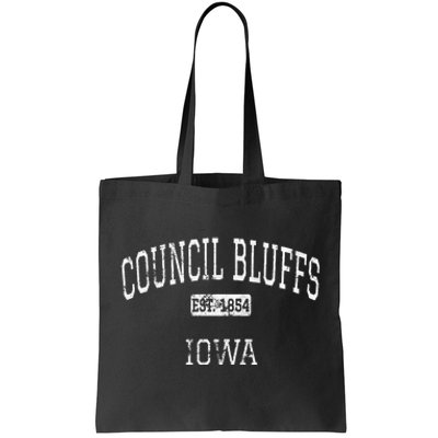 Council Bluffs Iowa IA Vintage Tote Bag