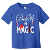 Casual Believe In Magic Of Christmas Tree Buffalo Plaid Gift Toddler T-Shirt