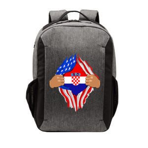 Croatian Blood Inside Me | Croatia Flag Gift Vector Backpack