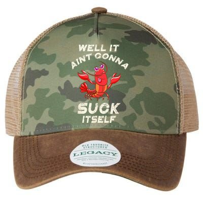 Crawfish Boil It Aint Gonna Suck Itself Lobster Men Women Legacy Tie Dye Trucker Hat
