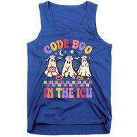 Code Boo In The Icu Nurse Halloween Ghost Fun Great Gift Tank Top