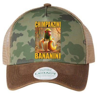 Chimpanzini Bananini Italian Brainrot Meme, Gilrs, Legacy Tie Dye Trucker Hat