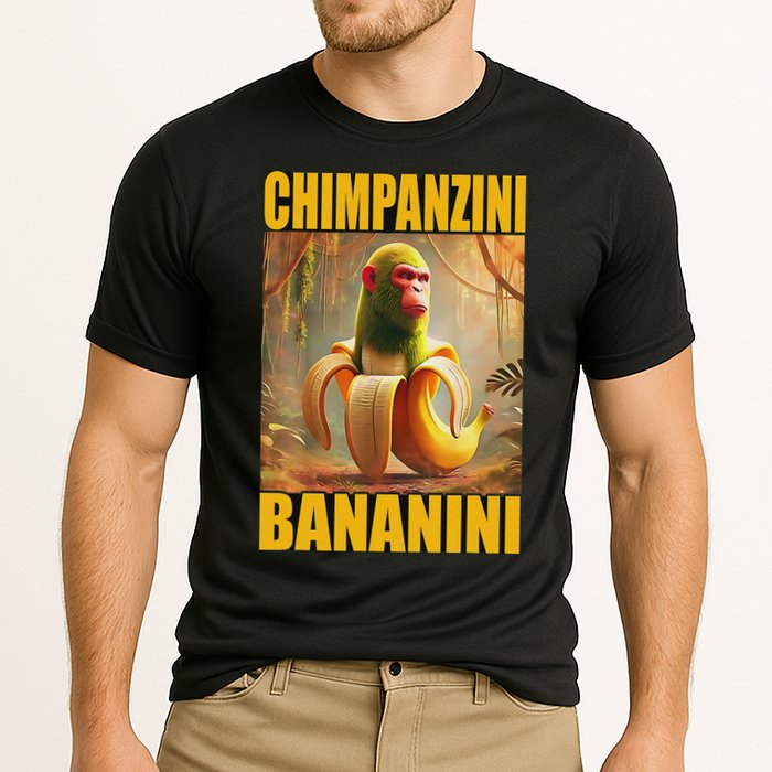 Chimpanzini Bananini Italian Brainrot Meme, Gilrs, Cooling Performance Crew T-Shirt