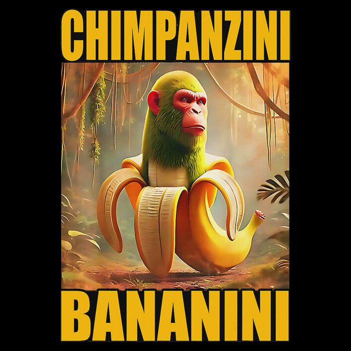 Chimpanzini Bananini Italian Brainrot Meme, Gilrs, Cooling Performance Crew T-Shirt