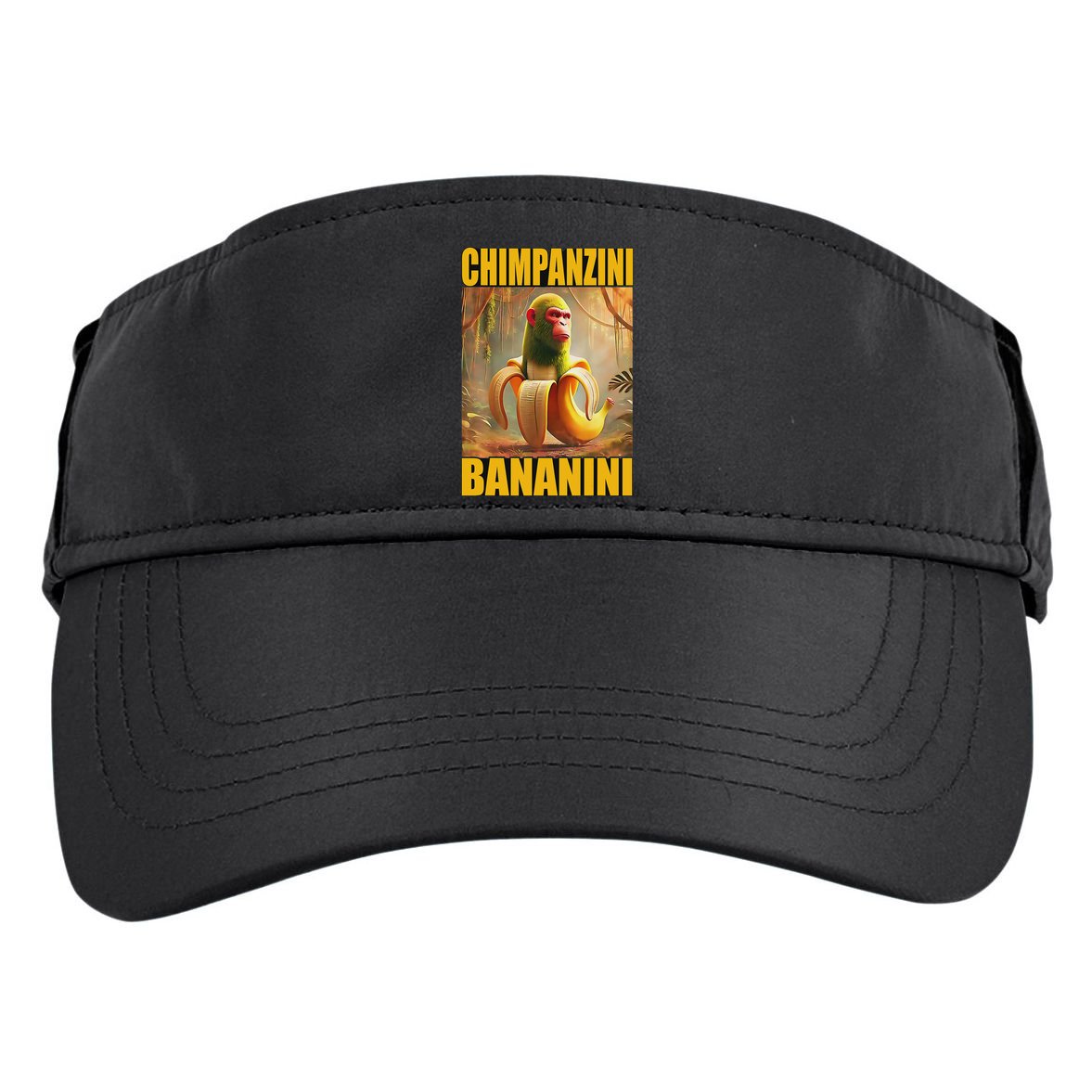 Chimpanzini Bananini Italian Brainrot Meme, Gilrs, Adult Drive Performance Visor