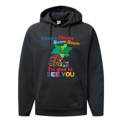 Chicka Boom IM Glad To See You Performance Fleece Hoodie