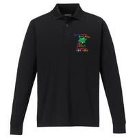 Chicka Boom IM Glad To See You Performance Long Sleeve Polo